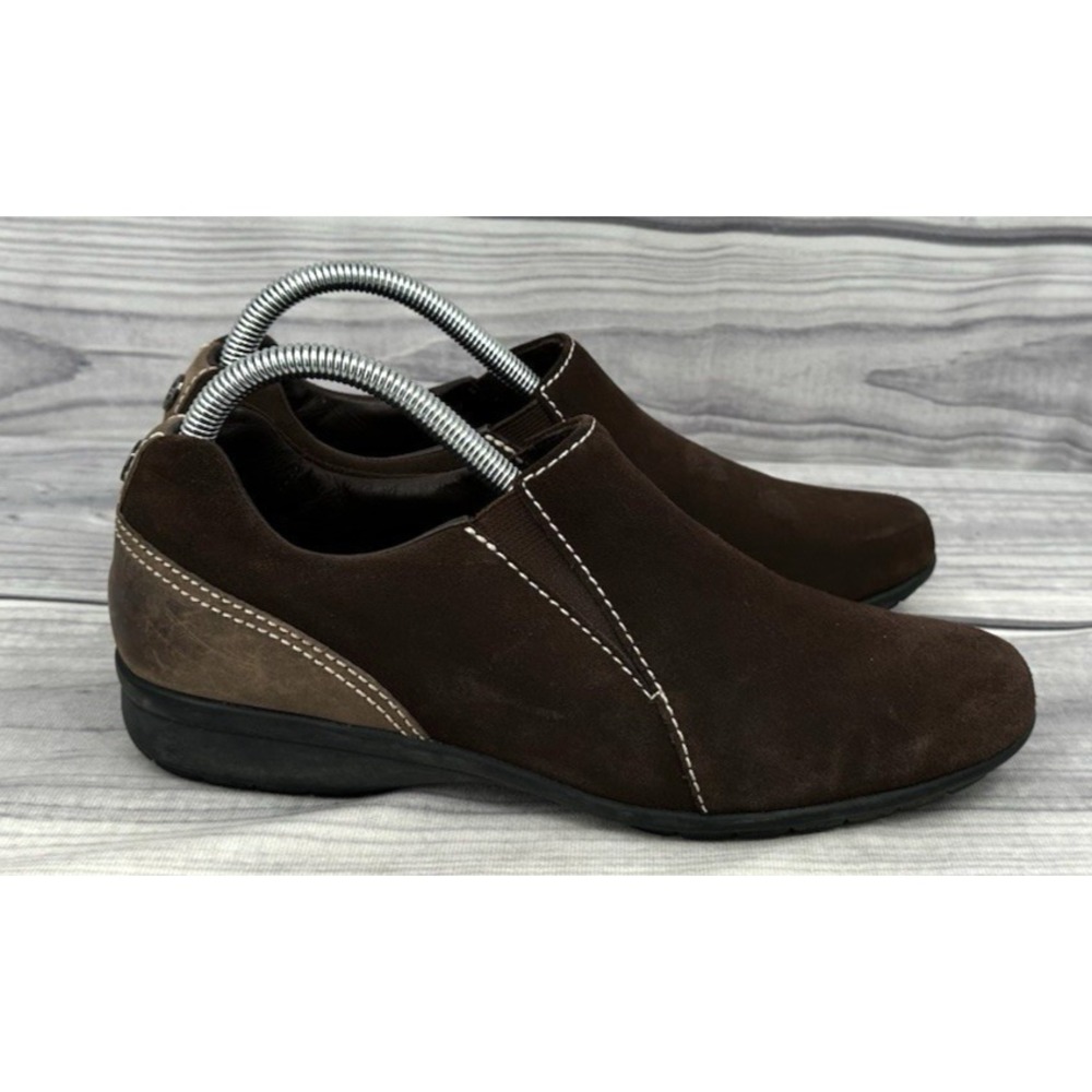 COLE HAAN BROWN SUEDE WATERPROOF‎ LOAFER SHOES Women's Size 9.5 B